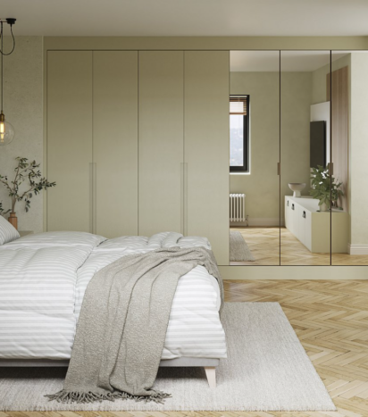 Sculpt Bedroom Design in Sage Green