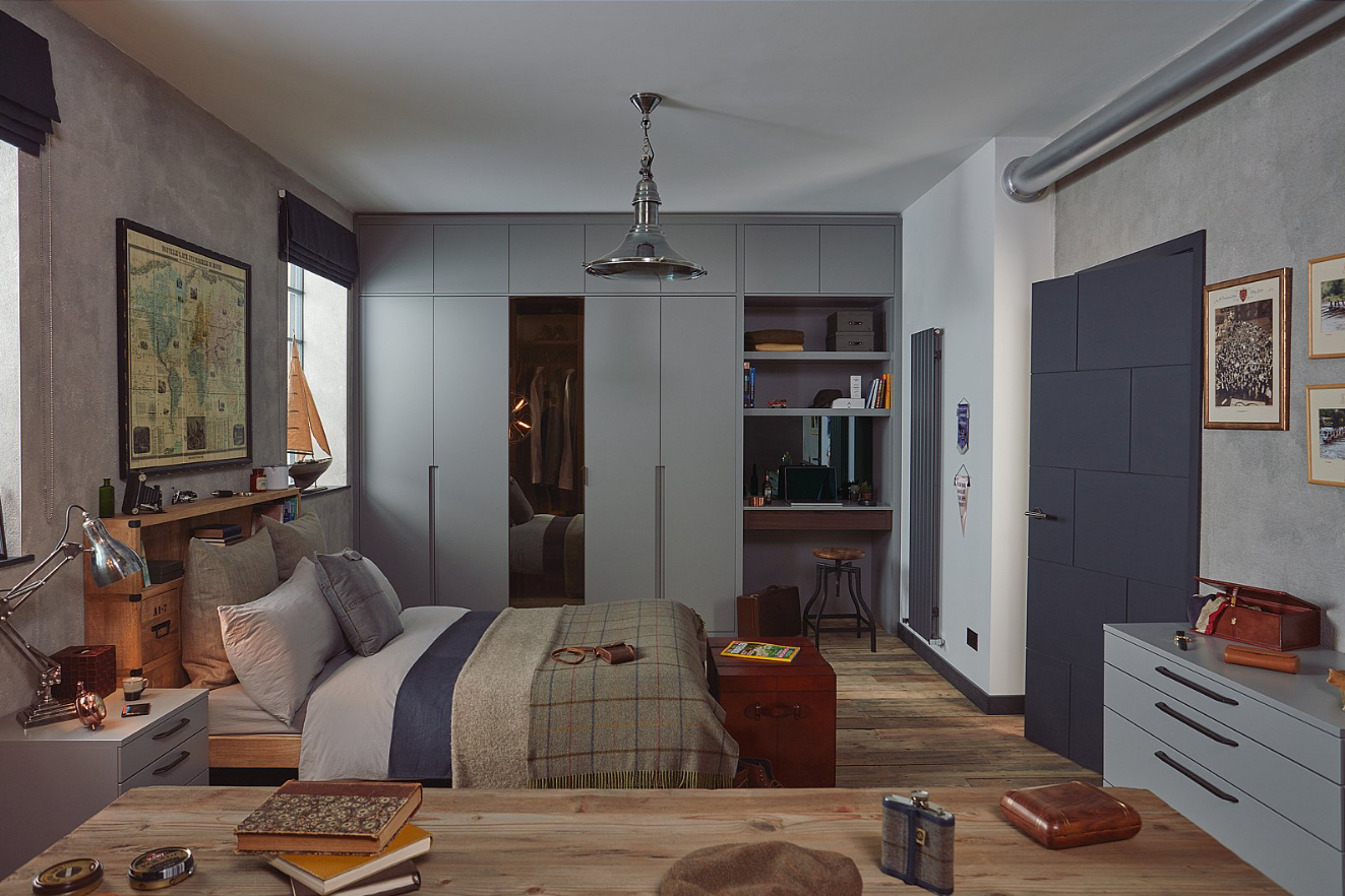 Sculpt Bedroom Design in Dust Grey