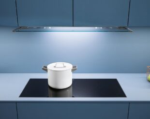 handleless kitchen design - hob detail