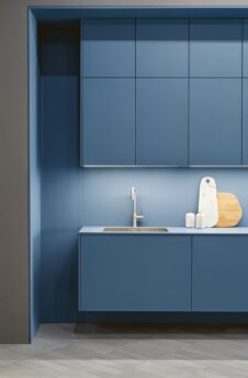 Handleless kitchen design - Front Sink