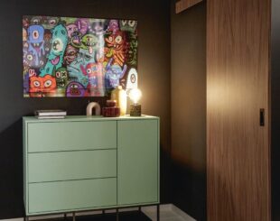 Shuller - Avola Green Separate Cupboard View