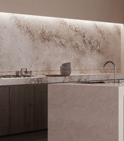 Bronze Marble Like Kitchen Worktop