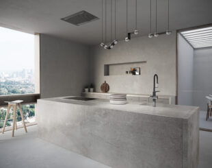 Grey Kitchen worktop on kitchen island